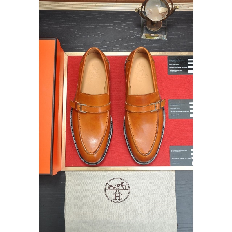 H**mes leather shoes